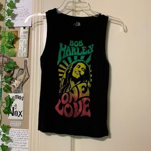 Bob Marley tank top small, Zion Rootswear